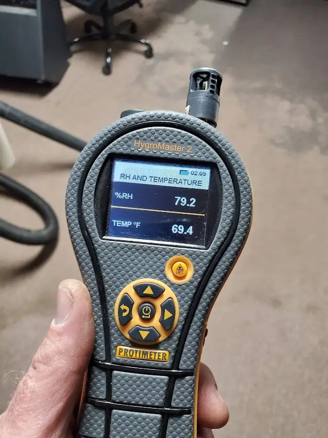 Moisture meter humidity assessment for Fire & Smoke Damage Restoration in Oak Island